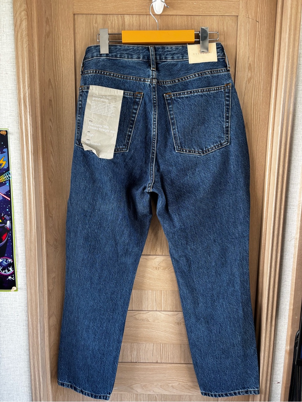 Everlane The Curvy 90s Cheeky Straight Denim Jeans Size 28 Crop NEW